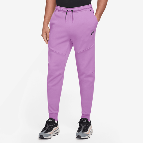 

Nike Mens Nike Tech Fleece Joggers - Mens Black/Violet Shock Size M