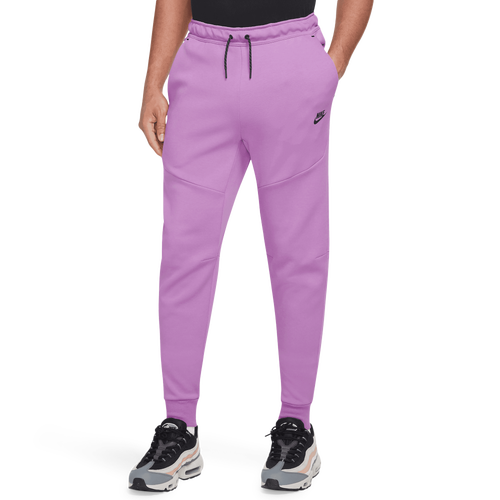 

Nike Mens Nike Tech Fleece Joggers - Mens Black/Violet Shock Size L