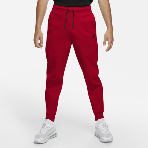 

Nike Mens Nike Tech Fleece Joggers - Mens University Red/Black Size XXL
