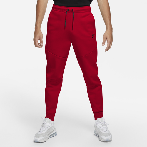 

Nike Mens Nike Tech Fleece Joggers - Mens University Red/Black Size LT