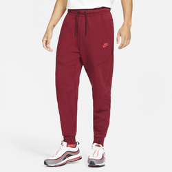 Men's - Nike Tech Fleece Joggers - Maroon/Red