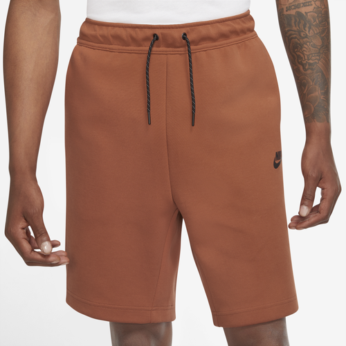 

Nike Mens Nike Tech Fleece Shorts - Mens Burnt Sunrise/Black Size S