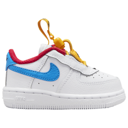 Boys' Toddler - Nike Force 1 Toggle - White/Photo Blue/University Gold