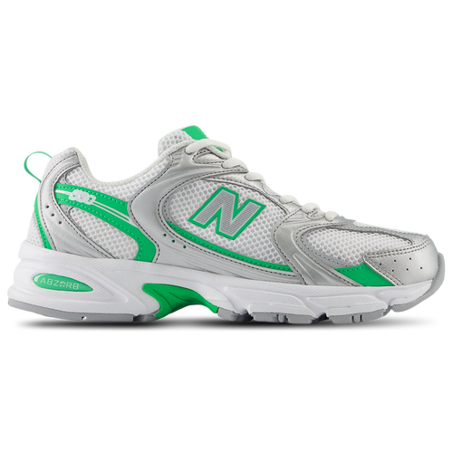 WOMENS - New Balance 530 - Green Apple/Silver Metallic White