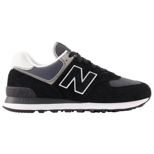 

New Balance Mens New Balance 574 - Mens Running Shoes Black/Grey Size 10.0