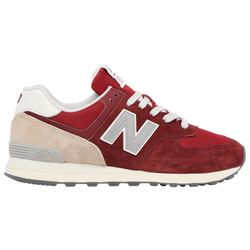 Men's - New Balance 574 Lunar New Year - Crimson Red/Mindful Grey/Silver Metallic