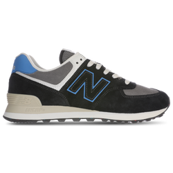 Men's - New Balance 574 - Black/Blue Agate