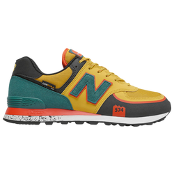 Men's - New Balance 574 Classic - Gold/Teal/Black