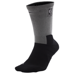 Men's - Nike Elite Crew - Black/Silver