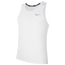 Nike Dry Miler Tank - Men's White/Reflective Silver