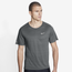 Nike Dry Miler Short Sleeve Top - Men's Smoke Grey/Reflective Silver