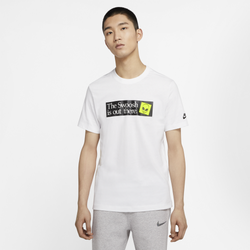 Men's - Nike Swoosh T-Shirt - White/Black