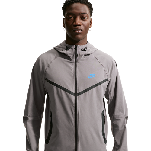 Nike Drifit Tech Woven Windrunner FZ Jacket - Nike Pencil Point/Blue Crystal