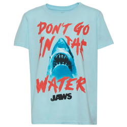 Boys' Grade School - Jaws Jaws Culture T-Shirt - Light Blue/Light Blue