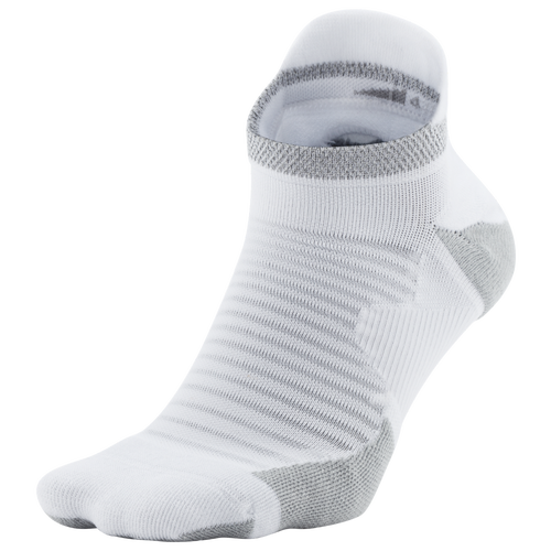 Shop Nike Mens  Spark Long Run No Show Socks In White