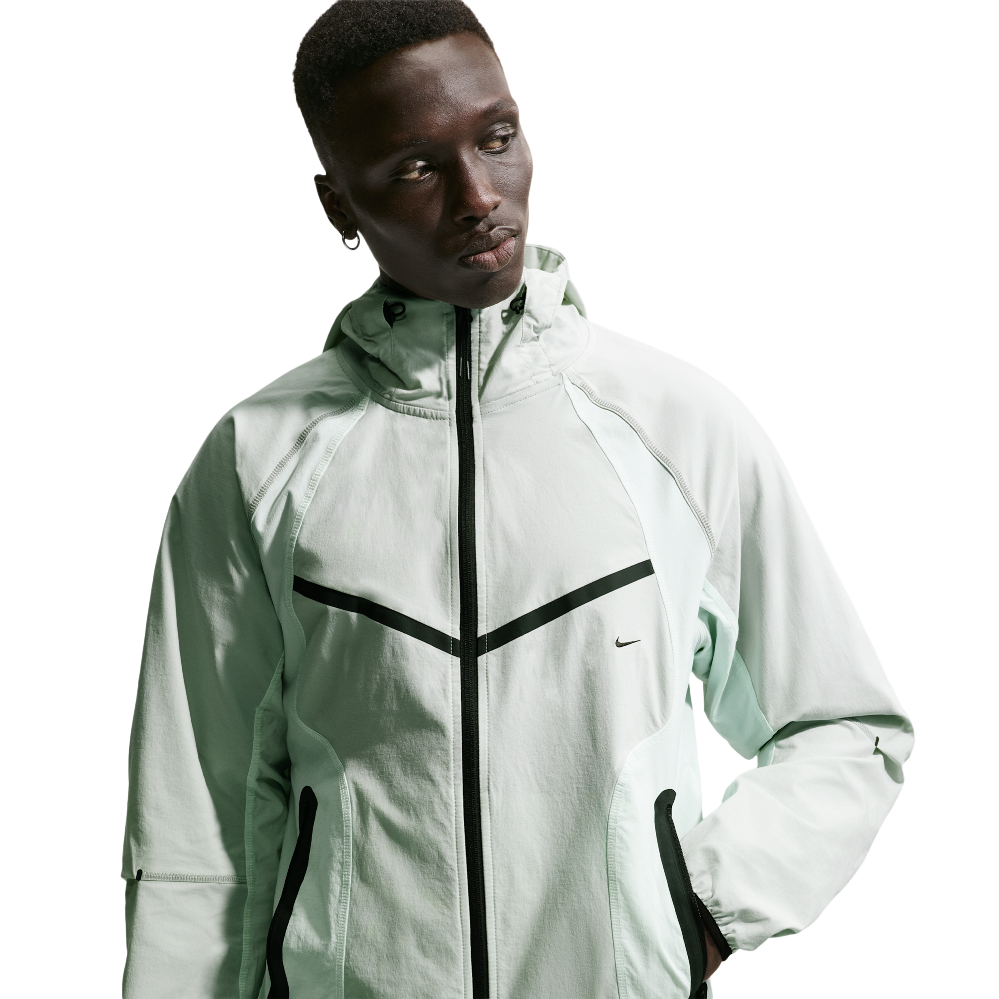 Nike Tech Drifit Woven CB FZ Windrunner Jacket - Men's | Foot Locker