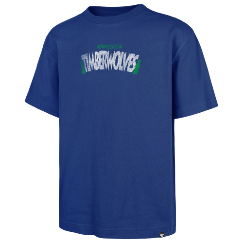 47 Brand Mens Timberwolves Sigma MVP Foundation T-Shirt - - Royal Blue
