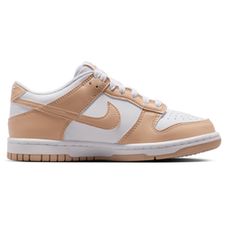 Boys' Grade School - Nike Dunk Low N - White/Shimmer/Shimmer
