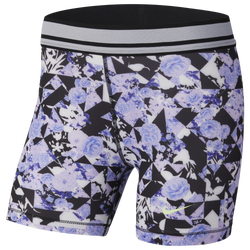 Girls' Grade School - Nike Pro Boy Shorts - Black/Barely Volt/White