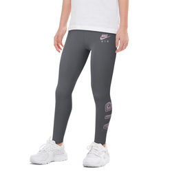 Girls' Grade School - Nike Air Favorite Leggings - Grey/Grey/Pink/Pink