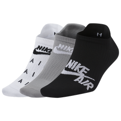 Women's - Nike Air Everyday Plus Low Cut 3pk - Grey