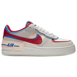 Women's - Nike Air Force 1 Shadow - Sail/University Red/Photo Blue