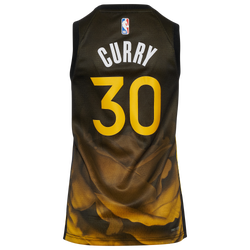 Girls' Grade School - Nike Warriors City Edition Swingman Player Jersey - Blue/Yellow