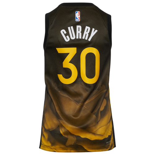 

Nike Boys Stephen Curry Nike Warriors City Edition Swingman Player Jersey - Boys' Grade School Yellow/Blue Size L
