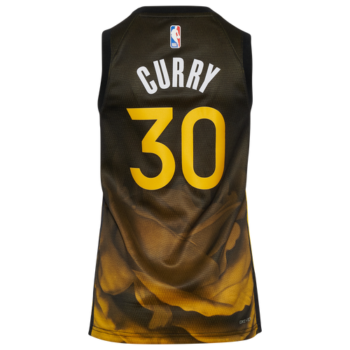 

Nike Boys Stephen Curry Nike Warriors City Edition Swingman Player Jersey - Boys' Grade School Yellow/Blue Size XL