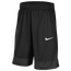 Nike Core Basketball Shorts - Boys' Grade School Black/Black/White