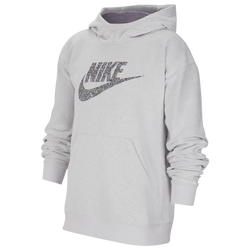 Boys' Grade School - Nike NSW Fleece Pullover Zero - Pure/Multi