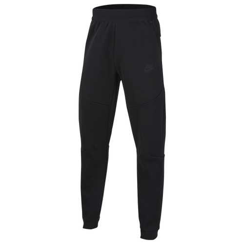 

Nike Boys Nike NSW Tech Fleece Pants - Boys' Grade School Black/Black Size M