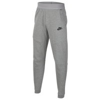 Boys' Grade School - Nike NSW Tech Fleece Pant - Dk Grey Heather/Black