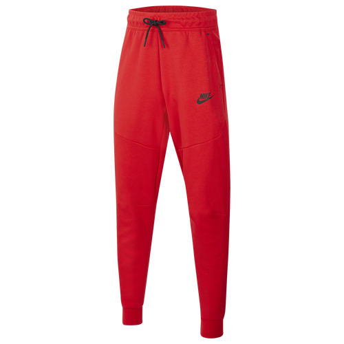 Nike Sportswear Tech Fleece Big Kids Pants In Red