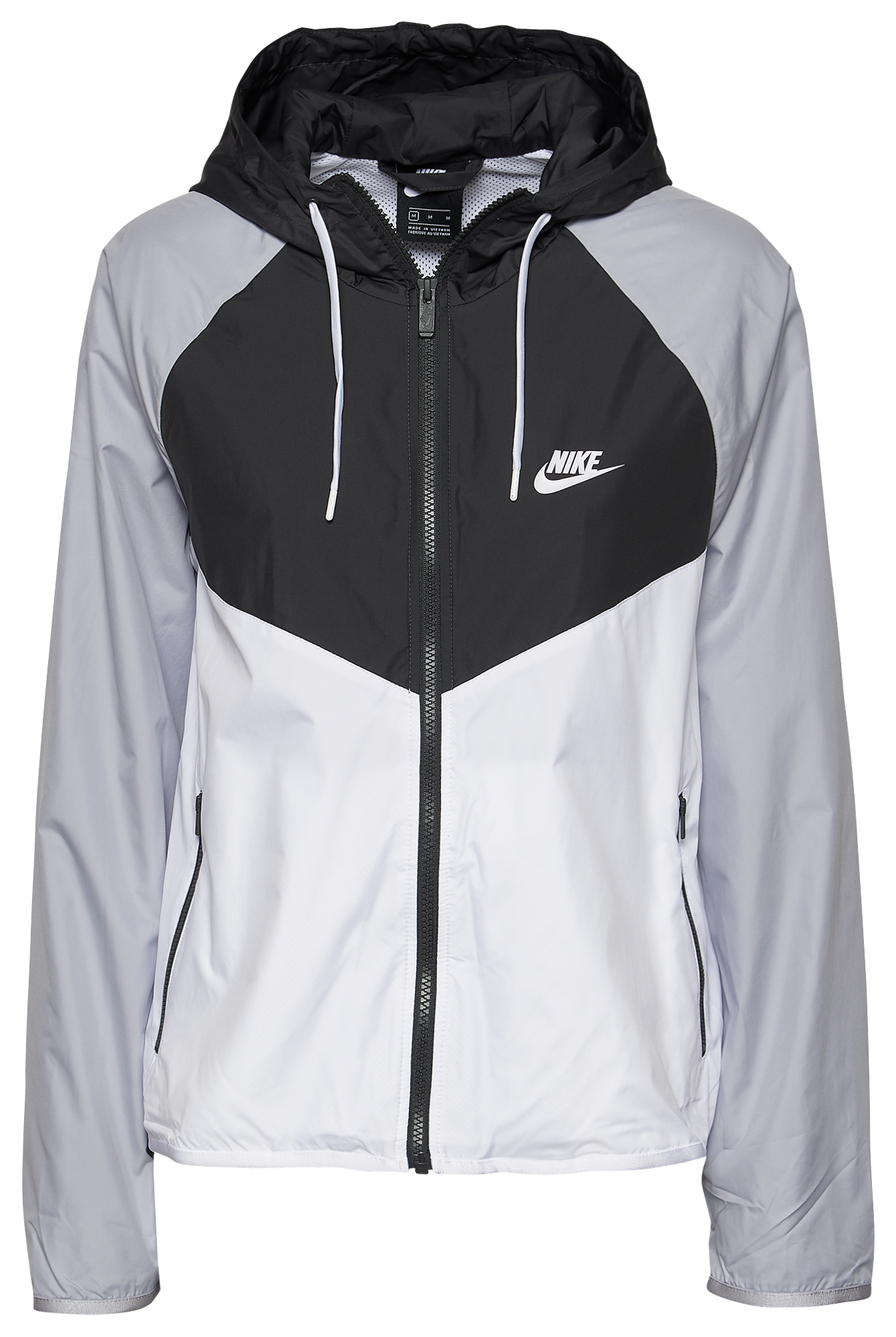 white and black nike windbreaker mens