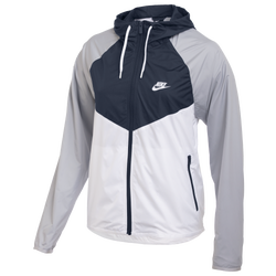Women's - Nike Team Windrunner Jacket - Navy/White/Wolf Grey
