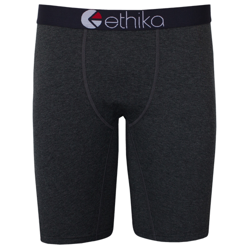 

Boys Ethika Ethika Cotton Briefs - Boys' Grade School Dark Heather Gray/Dark Heather Gray Size M