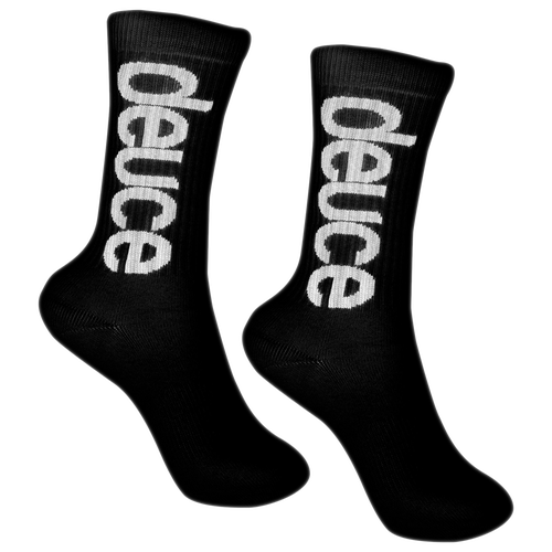 

Deuce Mens Deuce Crew Socks - Mens Black/White Size L