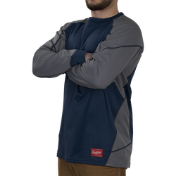 Men's - Rawlings Dugout Fleece Pullover - Navy