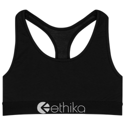 Girls' Grade School - Ethika Basic Midnight Sports Bra - White/Black