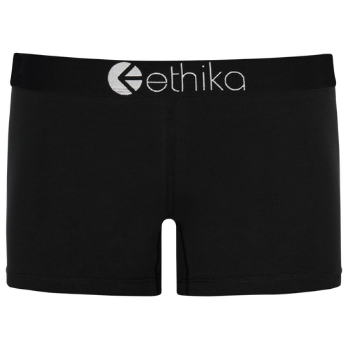 

Girls Ethika Ethika Basic Midnight Underwear - Girls' Grade School Black/White Size L