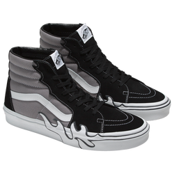 Men's - Vans Sk8 Hi Flame - Grey/Black/White