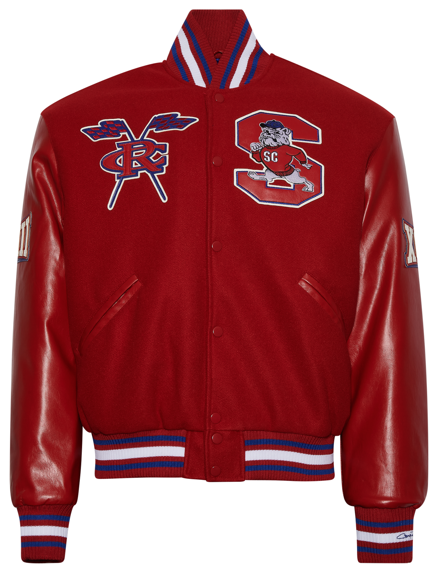 50‘s Calpoly Beni's stadium jacket S SAINT Mxxxxxx Varsity Jacket x Cactus Plant Flea Market