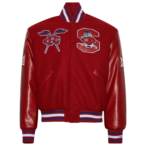 

Campus Remix Mens Campus Remix South Carolina State University Jacket - Mens Red/Blue Size M