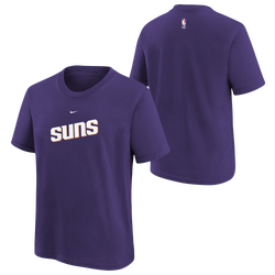 Boys' Grade School - Nike Suns Wordmark Short Sleeve T-Shirt - Purple