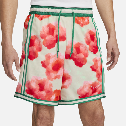 

Nike Mens Nike Dry DNA+ Floral Shorts - Mens Beige/Red Size M