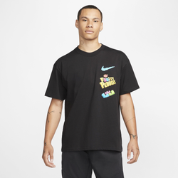 Men's - Nike Air Max 90 T-Shirt - Black/Blue