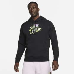 Men's - Nike NSW Club Pullover BB Hoodie - Black/White