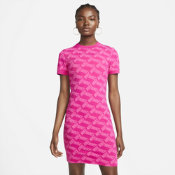 Women's - Nike NSW Essential Bodycon Dress - Pink/Pink