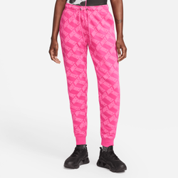 Women's - Nike NSW Essential Fleece Pants  - Pink/Pink